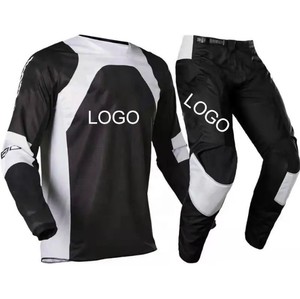 Combinaison de motocross avec logo personnalisable de haute qualité Maillot et pantalon fabriqués en grande quantité avec design de sublimation en vente - Product Image 4