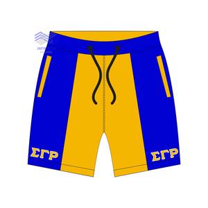 Pantalones Cortos Casuales Unisex Sigma Gamma Rho, Servicio OEM, 100% Algodón Tejido, Cintura Media, Lona Sólida, Transpirable, Personalizado - Product Image 1