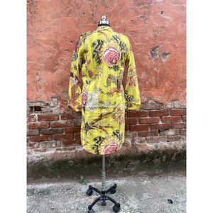 แจ็กเก็ตพิมพ์ลายดอกไม้ใส่ได้ทั้งชายและหญิง, เสื้อโค้ทปักลายผ้าฝ้ายสไตล์วินเทจใส่สบายเสื้อกั๊กคริสต์มาสสำหรับผู้ใหญ่ - Product Image 6