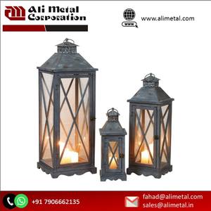 Lanterne à bougies exquise avec une beauté détaillée à votre patio de salon ou à des célébrations festives - Product Image 5