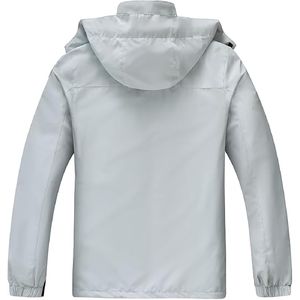 Chaqueta deportiva informal a prueba de agua a la moda para hombre para primavera LOGOTIPO personalizado en procesamiento con revestimiento frontal - Product Image 2