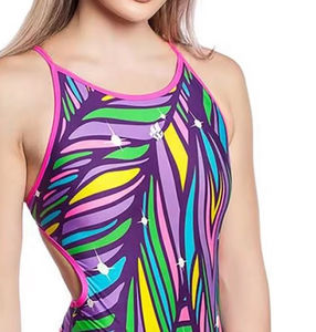 Maillot de bain pour femme de couleur unie Maillot de bain de plage une pièce Maillot de bain confortable et fonctionnel Maillot de bain pour femme - Product Image 4