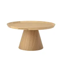 Tables basses nouveau design en bois de manguier massif Table basse ronde une pièce de luxe pour la Console de meubles de décoration de salon