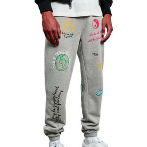 Pantalones de Hombre Personalizados de Corte Regular, Rectos, Casuales, con Diseño Estampado, Bolsillos Laterales, de Poliéster y Algodón, Impermeables, de Secado Rápido - Product Image 1