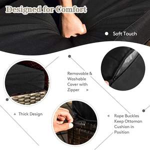 Stylish and Durable Wicker Furniture <b>for</b> Comfortable Elegant Indoor and <b>Outdoor</b> Spaces <b>for</b> Living Room Hotel Entry - Product Image 3