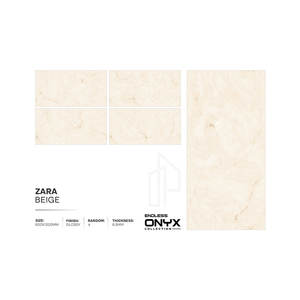 Baldosas esmaltadas de porcelana modernas de 600*1200mm para sala de estar interior acabado brillante antideslizante atractivo - Product Image 1