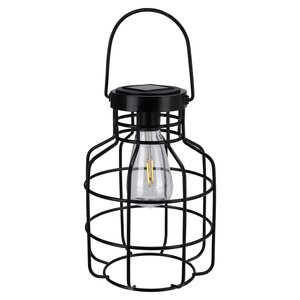 Lámpara Solar de Jardín Negra de 1 Luz con Luz Blanca Cálida No Disponible 51200900 - Product Image 1