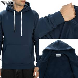 Sudadera con Capucha Reversible para Hombre, Invierno 2025, Transpirable, de Forro Polar, Manga Larga, Color Sólido, Informal, con Estampado Digital y Bolsillo - Product Image 3