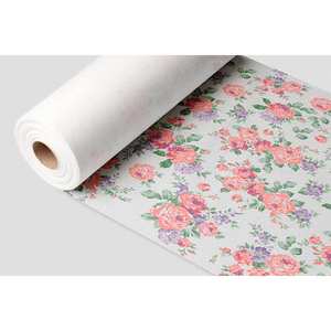 Rotolo di Tovaglia con Stampa Floreale 0,40x48m, Tessuto Morbido e Asciutto, B2B - Product Image 1