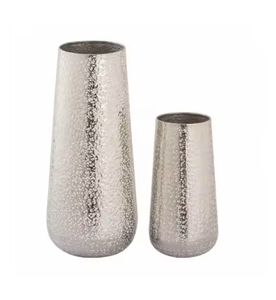 Jarrón de piso nórdico de lujo con diseño contemporáneo, flor de Metal antiguo dorado para centros de mesa de boda, jarrón de mesa de Venta caliente - Product Image 3