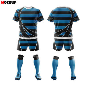 Uniforme de Rugby Sublimado, Conjunto de Liga de Rugby Táctil, Logotipo Personalizado, Ropa Deportiva de Rugby de Poliéster de Secado Rápido - Product Image 4