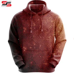 Venta al por mayor 100% poliéster impresión sublimación Anime hombres Sudadera con capucha de alta calidad logotipo personalizado cuerpo completo impresión Anti-retráctil Jersey de punto - Product Image 4