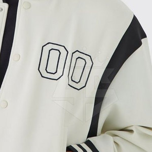 เสื้อแจ็คเก็ตเบสบอลทรงโอเวอร์ไซส์สำหรับผู้ชาย คุณภาพสูง ดีไซน์สปอร์ต คอตั้ง โลโก้ด้านหน้า ระบายอากาศได้ดี เหมาะสำหรับฤดูหนาว - Product Image 4