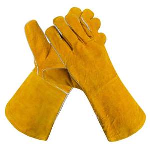 Gants de soudage en Kevlar résistants à la chaleur Manchette droite de 16 pouces antidérapante Service OEM Meilleure vente - Product Image 1