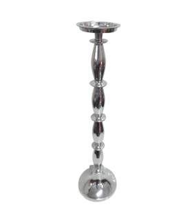 Bougeoir en métal de revêtement de poudre de nickel de support de pilier de bougie en aluminium de décoration d'événement pour la décoration à la maison - Product Image 1