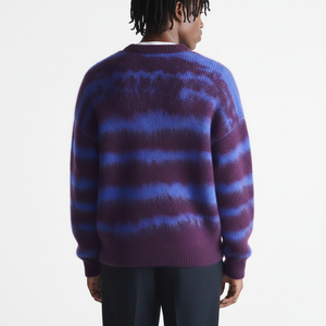 Pull à col rond en coton 100% doux pour homme, qualité supérieure, personnalisé, hiver, manches longues, anti-rétrécissement, tricot, devant - Product Image 4