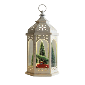 Vente en gros de lanterne décorative attrayante en métal noir en fer bougeoir pour la décoration de veilleuse de maison de Noël - Product Image 5