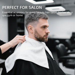 Essuie-mains en coton de luxe 400GSM Matériau en tissu éponge à broderie à séchage rapide-Serviettes de visage personnalisées pour spa d'hôtel Prix direct d'usine - Product Image 4