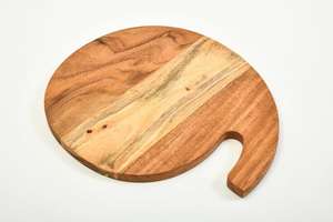 Fourniture de cuisine Planche à découper naturelle en bois de qualité durable Planche à découper personnalisée Vente en gros bon marché Planche à découper pour la viande - Product Image 5