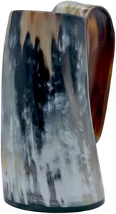 Tasses en corne haut de gamme avec tasses en corne lisse pour collectionneurs par l'artisanat du croissant - Product Image 2