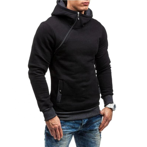 2025 personnalisé coton Polyester chaud fermeture éclair à capuche hommes grande taille impression manteau d'hiver à manches longues veste pour hommes - Product Image 2