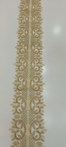 Bordures en dentelle brodée de strass, vente en gros - Product Image 2