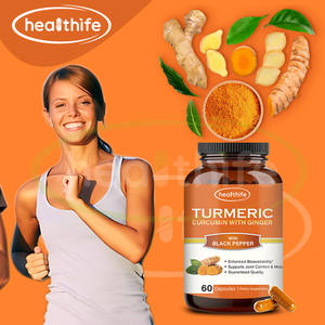 Healthife Oem Private Label Curcumine Extract Poeder 500Mg <span class=keywords><strong>Piperine</strong></span> Curcumine <span class=keywords><strong>Capsules</strong></span> - Product Image 4