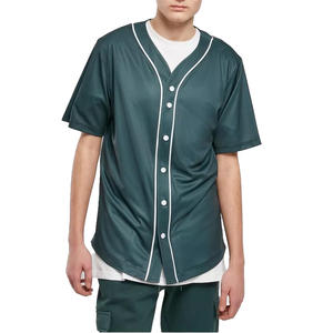 Uniformes de Béisbol y Sóftbol Personalizados para Equipos, Camiseta de Béisbol de Manga Corta con Botones - Product Image 3