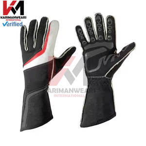 Gants en cuir unisexes à doigts entiers Gants de kart de course imperméables avec impression sur écran tactile Entraînement sportif en plein air - Product Image 6