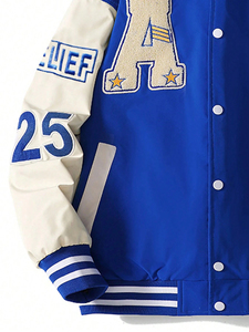 Chaquetas Varsity Personalizadas para Hombre, Fabricación al por Mayor, Chaquetas Varsity con Logotipo Personalizado, Chaquetas de Béisbol Letterman - Product Image 4