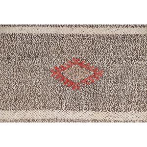 Tapis vintage 5,5x7 pieds, tapis turc, tapis à carreaux marron rouge - Product Image 5