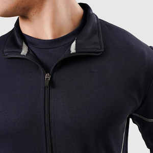 Nueva llegada de diseño personalizado al aire libre <span class=keywords><strong>Zip</strong></span> up Track <span class=keywords><strong>Running</strong></span> <span class=keywords><strong>Jacket</strong></span> para hombre en alta calidad precio adecuado hecho en Pakistán - Product Image 5