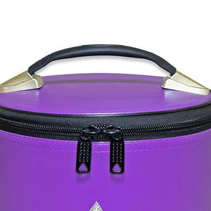 Masonic Fez Case Imitación de cuero púrpura Nuevo Alta calidad Personalizado New Regalia Crown Fez Shriner Cases - Product Image 3