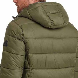 Veste d'hiver matelassée pour homme de qualité supérieure, à capuche, col montant, imprimée, pour l'extérieur, avec un design rembourré coupe-vent pour adultes - Product Image 6