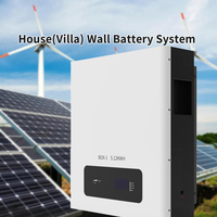 Batterie au lithium LiFePO4 certifiée CE 48V 51.2V 100Ah 5kWh pour système d'énergie solaire domestique avec CANbus RS485
