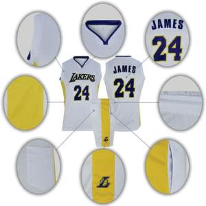 Ensemble maillot de basket-ball 2 pièces sans manches pour adultes avec logo et nom personnalisés, uniforme léger et respirant pour garçons et hommes - Product Image 2