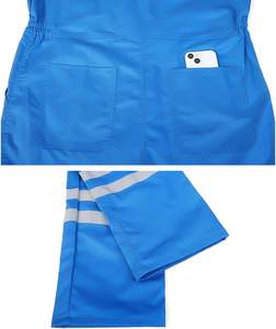 Combinaison de sécurité deux pièces en gros, combinaison réfléchissante, antistatique, respirante, de haute qualité, certifiée EN ISO, haute visibilité - Product Image 6