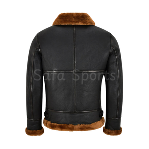 Abrigo de piel de talla grande para hombre Nuevo estilo clásico Parka Chaqueta de cuero de piel de oveja de moda de invierno Wamrth - Product Image 6