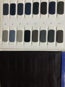 Most Selling Heavyweight Slub Polyester Woolen <b>Fabric</b> Plain Dyed Suiting Material for Apparel - Product Image 2