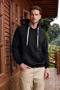 Sudaderas Casuales de Invierno para Hombre, Color Sólido, 100% Algodón, Felpa, Corte Regular, Bolsillo, Personalizable, Secado Rápido y Transpirable, Alta Calidad - Product Image 6