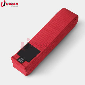 Venta al por mayor baratos personalizados BJJ Gis cinturones para adultos cinturones de Karate con color y tamaño personalizados opciones de logotipo de alta calidad - Product Image 1