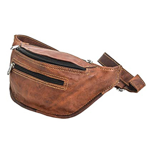 Riñonera de Cuero Genuino con Diseño Floral Vintage de Lujo, Unisex, para Todas las Temporadas, Elegante, Bandolera, Portátil, con Panel de Cremallera - Product Image 5