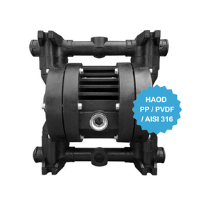 HAOD pompe pneumatiche a doppia membrana pneumatiche pompe pneumatiche adatte per il pompaggio di liquidi aggressivi - Product Image 1