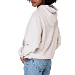 Sudadera con Capucha de Invierno para Mujer, Tejida Ecológica, 100% Algodón, Diseño Personalizable con Insignia en la Parte Delantera - Product Image 4