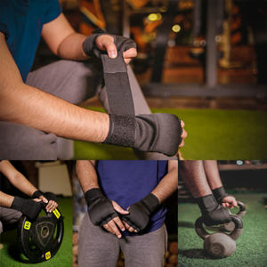 ถุงมือชกมวยแบบพันเร็ว คุณภาพพรีเมียม บุเจลด้านใน ปรับแต่งได้ ขายส่ง สำหรับทุกเพศ - Product Image 2