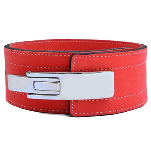 New Thickened Cowhide Heavy Duty <b>Lever</b> <b>Belts</b> with Custom Logo for Powerlifting Weight Lifting Fitness High Quality - Product Image 3