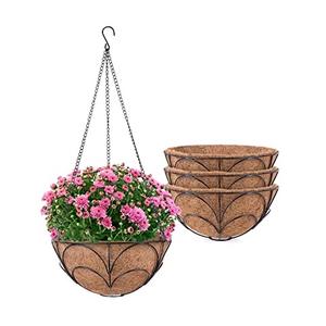Panier suspendu pour plantes en métal pour la décoration de jardin, fleurs et plantes, paniers suspendus en fer de meilleure qualité à prix raisonnable - Product Image 1