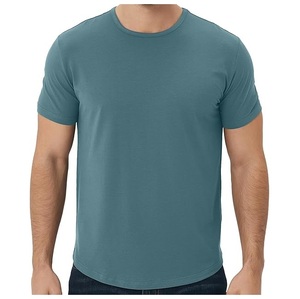 <b>Men's</b> Soft Bamboo <b>Viscose</b> T-<b>Shirt</b> Lightweight Cooling Cotton Blend Casual Tee Available - Product Image 2
