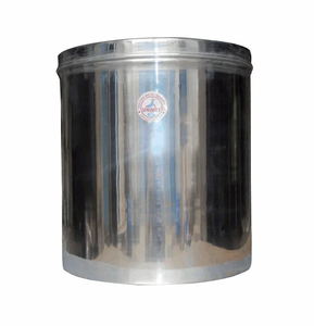 Recipiente de Aluminio Pulido Elite de 5 Litros de Capacidad, Grado Alimenticio, Cilíndrico, Acabado Cromado, para Uso en el Hogar, Hotel y Cocina - Product Image 3