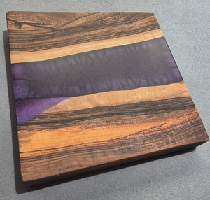 Tabla de cortar de madera y resina de regalo Premium con mango, fabricante al por mayor, artesanías personalizadas, accesorios de cocina - Product Image 5